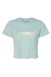 Flowy Crop- Sacred (Pre-Order 50% Down)